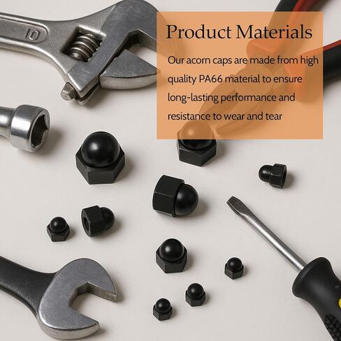 110 pcs 6 أحجام hex cap cap nuts kit kit kit ، m3 m4 m5 m6 m8 m10 ، caps nylon metric for bort for ourdoor ourdoor ، dome hex hex conts for protection ، in Saudi Arabia