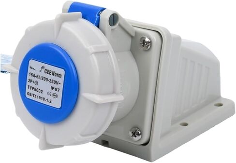 TYPR8602 Industrial Plug Surface Mounted Socket 16A 3 core IP67 220V in Saudi Arabia