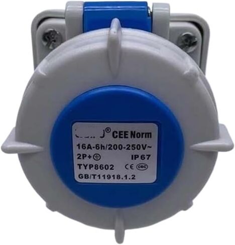 TYPR8602 Industrial Plug Surface Mounted Socket 16A 3 core IP67 220V in Saudi Arabia