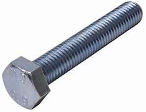 M16-2.00x120 MM Hex Cap Screws, Grade 8.8, Coarse, Zinc, Hex Head Bolt, Fully Threaded, DIN933 (2 Pack) in Saudi Arabia