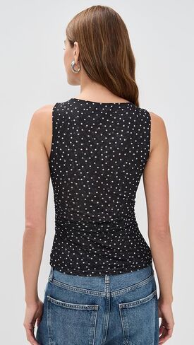 Madewell Women's Ruched Mesh Top in Saudi Arabia