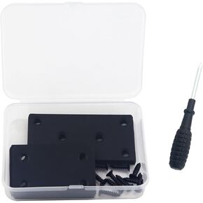 Flat Metal Brackets 15pcs, 60mm×38mm Mounting Plate, Square Straight Metal Plate with Holes, Flat Brackets, Mending Plates for Wood, Metal Brackets Connectors for Various Furniture in Saudi Arabia