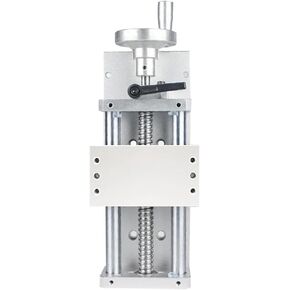 Axis Sliding Table Optical Axis Linear Guide Stage with Dust Cover Handwheel 100-700mm Stroke SFU1605 BallScrew(Effective 200mm) in Kuwait