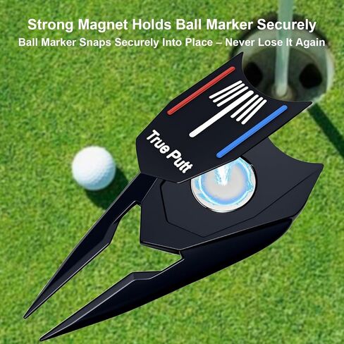 أداة Divot Golf مع علامة الكرة ومقطع القبعة المغناطيسية ، أداة إصلاح Divot Multi-Functional ، إكسسوارات الجولف الممتازة لصالح لاعبي Gan Women in Kuwait