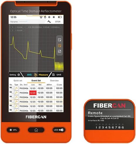 اختبار الألياف الألياف OTDR 1310/1550NM 36DB/34DB 150KM متعدد الوظائف OTDR in Kuwait