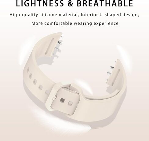 Silicone Sport Band for Samsung Galaxy Fit 3, Adjustable Replacement Watch Strap for Galaxy Fit 3 SM-R390 Women Men in Kuwait