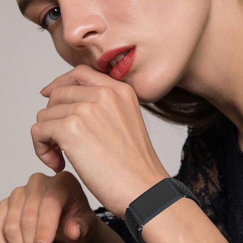 فرقة مضفر متوافقة مع Amazfit Helio Strap/CMF Watch 3 Pro ، تصميم مشبك مغناطيسي ، معصم رياضة ناعم مرن للتنفس للياقة حزام Helio in Saudi Arabia