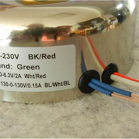 1pcs 54W Stainless Steel Sealing Cover 6N OFC enameled Wire O-Type Transformer Hand-Wound Adjustment Rate 8% in Kuwait