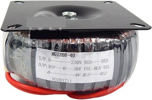 1PCS 40W Toroidal Core Transformer لمكبر الصوت المخصص لإخراج إمدادات الطاقة 30-0-30V 9V in Saudi Arabia