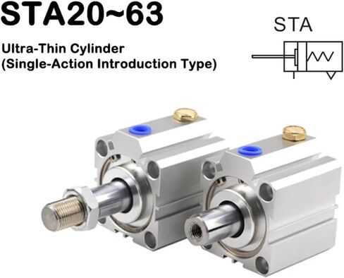 1PCS نوع الأسطوانة الاسطوانة الاسطوانة المفردة القائم بالإنابة ، قم بالضغط على STA40/50/63x55/60/65/70/75/80/100 (ST 100MM-S ، STA50 (Bore 50mm)) in Kuwait