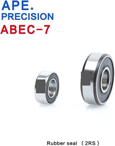 10pcs تحمل 695 695zz 695rs 5 * 13 * 4mm 695-2z 695z 695-2rs ZZ RS RZ 2RZ GROOVE BALL B (695ZZ-Metal Seal) in Saudi Arabia