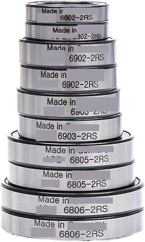Bearings 6804-2RS Hybrid Ceramic Bearing 20 * 32 * 7mm, 1PCS ABEC-7 6804 RS Bicycle Bearing, Mountain Bicycle Bearing in Saudi Arabia