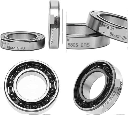 المحامل 6803-2RS محمل سيراميك هجين 17 * 26 * 5MM ، 1pcs ABEC-7 6803 RS محمل الدراجات ، محمل الدراجات الجبلية (6803-2RS-Steel Ball) in Saudi Arabia