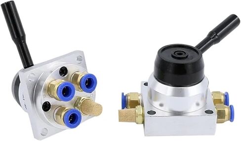 1PCS اليدوي اليدوي اليدوي الصمام الدوار K34R6-8D/K34R6-8L صمام التحكم في صمام الصمام يدوي 3 بوضع 4-WWAIN in Kuwait