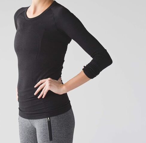 LULULEMONS TECH TECH Long Sleeve Crew (Black ، 10) in Saudi Arabia