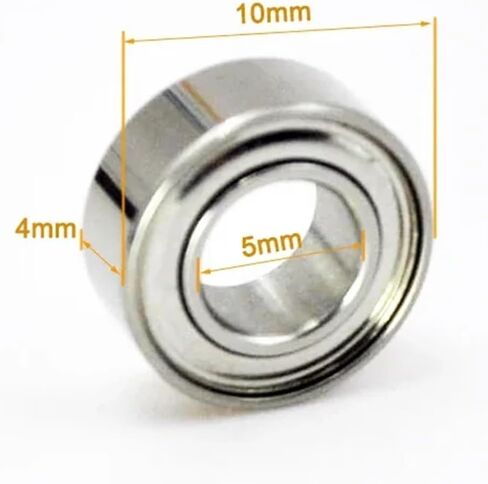 2/10pcs هجينة السيراميك تحمل SMR105ZZ الصلب المقاوم للصدأ MR105 ZZ 5x10X4 MM 1050 Bore Bore 5mm Miniature Bollings (2pcs) in Saudi Arabia