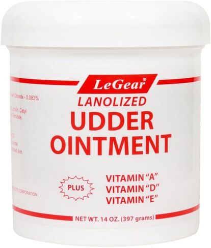 All-Purpose Lanolized Udder Ointment for use on Damaged Skin on Livestock 14 Oz. in Saudi Arabia