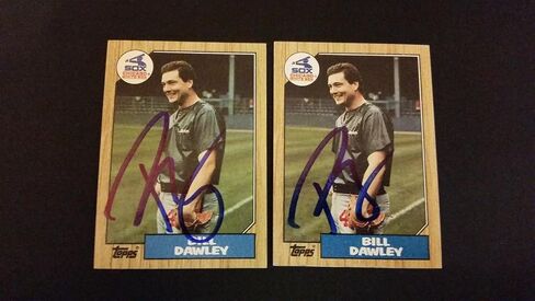 Bill Dawley Sox 1987 Topps #54 Astros Signed Authentic Autograph JA15 - Autographed Baseball Cards in Saudi Arabia