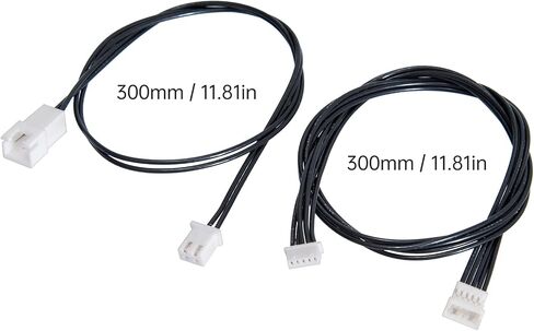 BIQU 2PCS PANDA AMS Slack 2/5-Pin 11.81inch ترقية مجموعة كبلات التمديد الداخلية ، ل P1S-LAB P1S/P1P/X1C ثلاثية الأبعاد. in Saudi Arabia