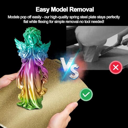 P1S X1 X1C A1 PEI Sheet with QR Code for Bambu Lab 257x257mm, Double Sided PEI Build Plate PLA PETG ABS Spring Steel Bed Plate for Bambu Labs P1P P1S A1 X1 Carbon in Kuwait