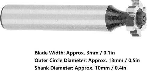 T Slot Cutter بت HSS عالية السرعة الصلب أدوات القطع شانك على التوالي 3 × 13 × 10 مم in Saudi Arabia