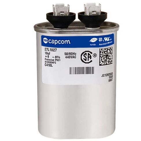 بديل متوافق مع Totaline - P291-1004 Run Capacitor Oval 370/440V Single 10MFD بواسطة JustCapacitors in Kuwait
