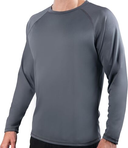 Kanu Surf Men's UPF 50+ Long Sleeve Rashguard Swim Shirt in Saudi Arabia