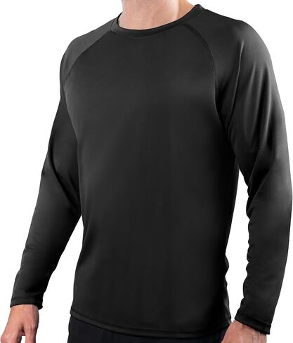 Kanu Surf Men's UPF 50+ Long Sleeve Rashguard Swim Shirt in Kuwait
