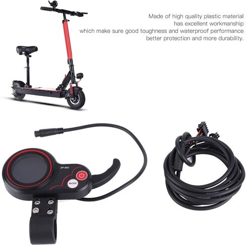 Ymiko 36V Scooter Scooter Throttle 48V LCD عرض الإبهام 6 PIN 60V E ملحقات التعديل الكهربائي إصبع 5 لقطع غيار evercross Joyer RJY Joyor LED LH100 (60 فولت) in Saudi Arabia