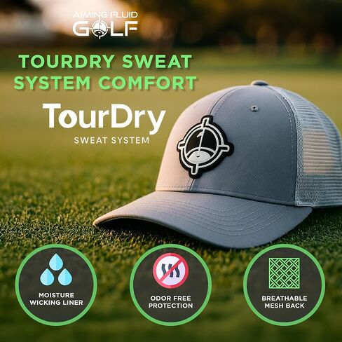 Premium Golf Gym Boat Hiking Tennis Bike Hat TourDry Sweat System Odor-Resistant Sweatband Moisture-Wicking Liner One Size in Kuwait