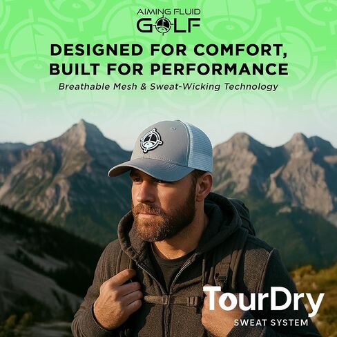 Premium Golf Gym Boat Hiking Tennis Bike Hat TourDry Sweat System Odor-Resistant Sweatband Moisture-Wicking Liner One Size in Kuwait