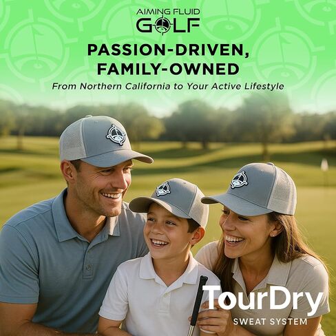 Premium Golf Gym Boat Hiking Tennis Bike Hat TourDry Sweat System Odor-Resistant Sweatband Moisture-Wicking Liner One Size in Kuwait