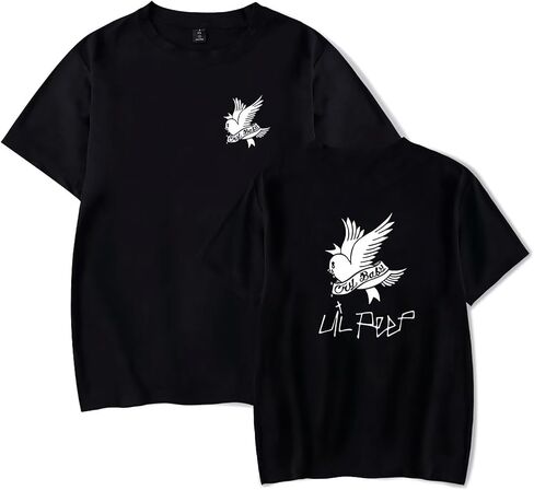 KPOP Rapper Short Sleeve Love Printed Shirt Fashion Hip Hop Tee Tops in Kuwait