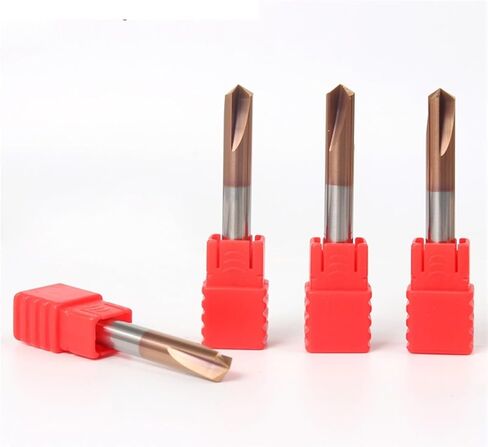 CNC Tungsten Solid Carbide Countersink Drill Bit HRC55 Chamfer Milling Cutter for Steel, 60 90 120 Degree Deburring End Mill 1Pcs(14mm(90 Degree)) in Kuwait