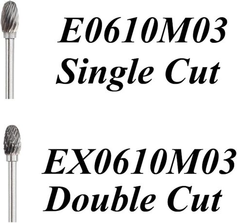 1Pcs 3x6mm Tungsten Carbide Milling Cutter Rotary Tool Burr CNC Engraving Abrasive Metal Drawing Milling Polishing Tools(E Type,Single Cut) in Kuwait