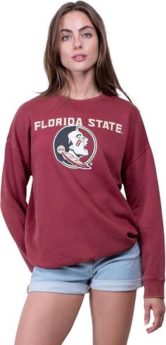 فائق اللعبة الرسمية NCAA الرسمية الضخمة الحجم الكريوب من Sweatshirt Crew Pullover in Kuwait