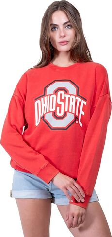 فائق اللعبة الرسمية NCAA الرسمية الضخمة الحجم الكريوب من Sweatshirt Crew Pullover in Kuwait