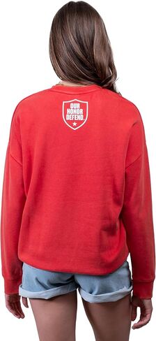 فائق اللعبة الرسمية NCAA الرسمية الضخمة الحجم الكريوب من Sweatshirt Crew Pullover in Kuwait