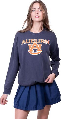 فائق اللعبة الرسمية NCAA الرسمية الضخمة الحجم الكريوب من Sweatshirt Crew Pullover in Kuwait