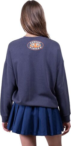 فائق اللعبة الرسمية NCAA الرسمية الضخمة الحجم الكريوب من Sweatshirt Crew Pullover in Kuwait