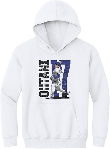500 LEVEL Shohei Ohtani Youth Hoodie Sweatshirt - Shohei Ohtani Los Ageles D Stadium in Saudi Arabia