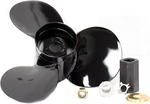 Mercury 16440A45 Black Max 3-Blade Aluminium Propeller ، 16 "قطر × 16" ، دوران اليد اليمنى in Saudi Arabia