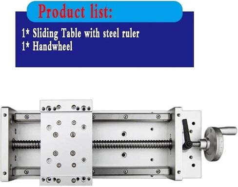 Linear Guide Rails Linear Movement Module Platform Dust Cover Heavy Load HGR15 Guide SFU1605/1610 Handwheel Slide(SUF1610-200mm) in Kuwait