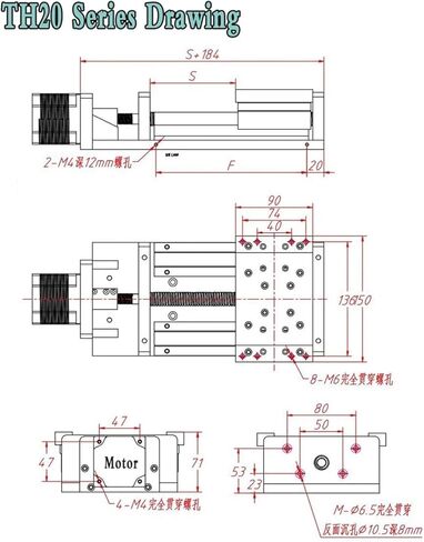 Linear Guide Rails Linear Movement Module Platform Dust Cover Heavy Load HGR15 Guide SFU1605/1610 Handwheel Slide(SUF1610-200mm) in Kuwait