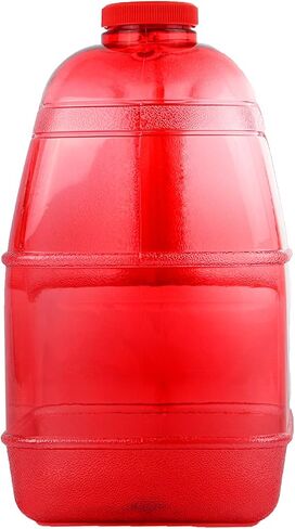 H8O® 1 Gallon Square BPA Free Water Bottle with 48mm Cap & Built-in Handle in Saudi Arabia