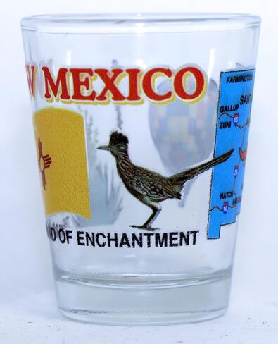 New Mexico The Land Of Enchantment State All-American Collection Shot Glass in Saudi Arabia
