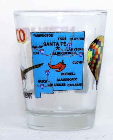 New Mexico The Land Of Enchantment State All-American Collection Shot Glass in Saudi Arabia