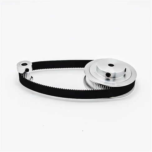 60T 20T HTD 3M Timing Pulley Set Rubber Belt Pulley Kit 60Teeth 20Teeth Belt Width 10mm 3M Belt Set HTD3M Synchronous Wheels Set(Belt-L 6.35mm,Belt-L 255mm,20T-8mm) in Saudi Arabia