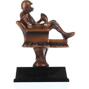 Decade Awards Fantasy Football Trophy, Armchair Quarterback - 6.5 Inch Tall - Engraved FFL Award - Customize Now in Saudi Arabia