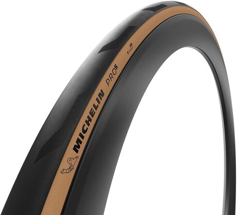 MICHELIN PRO5 TLR Road Tire 700x28C - Folding Tubeless Ready Bead2Bead Gum-X Compound, Tanwall, Fast Rolling, Durable, E-Bike Compatible in Saudi Arabia